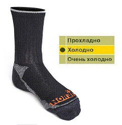 Термошкарпетки Norfin NORDIC MERINO LIGHT T3A (35% вовна, 35% акр., 22% нейл., 8% еласт.) н. L (42-44) 303902