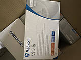 Рукавички нітрил Medicom SafeTouch® Vitals Blue, блакитні, розмір XS, Medicom SafeTouch® Vitals Blue, фото 2