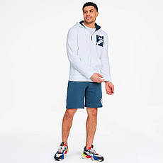 Чоловіча біла толстовка, худі Puma Big Logo ОРИГИНАЛ з капюшоном 597169_01, фото 4