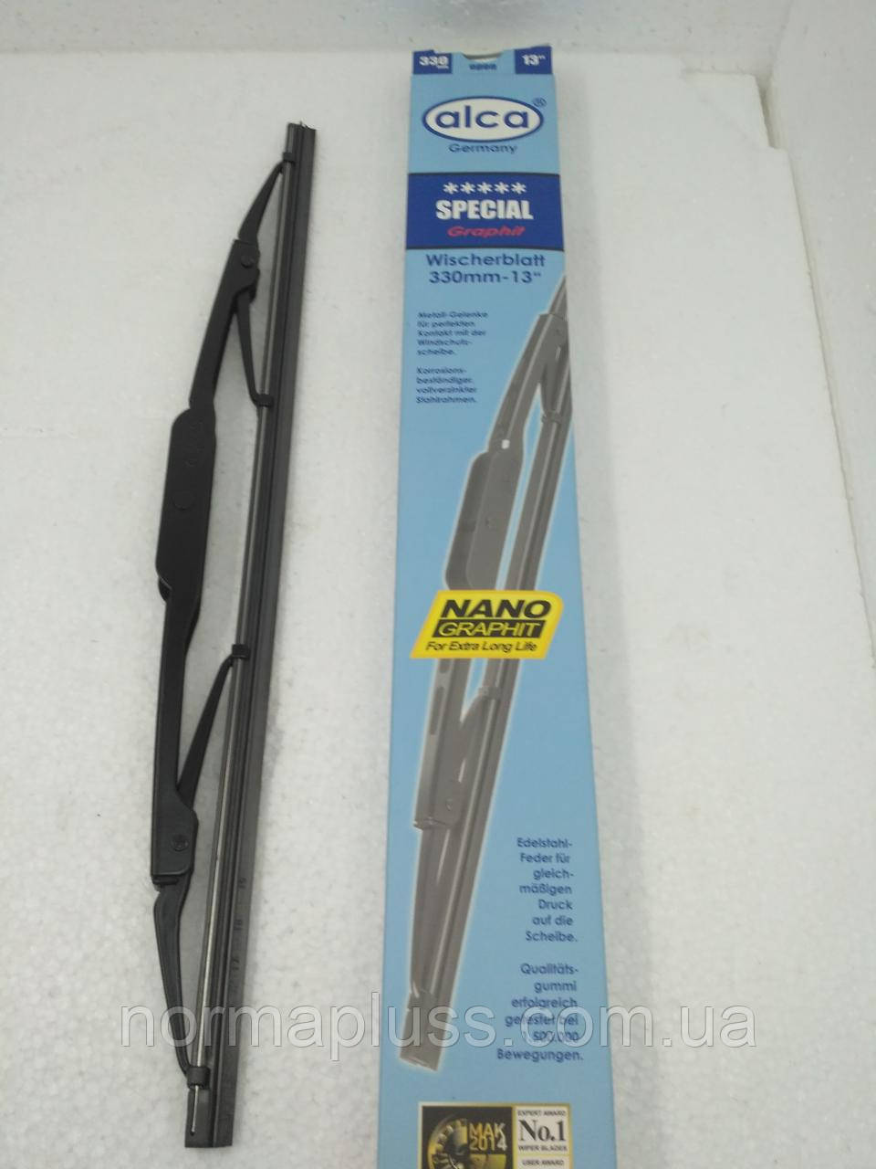 Щітка склоочисника універсальна каркасна Alca 330mm