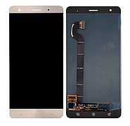 Дисплей (екран) для Asus ZenFone 3 Deluxe 5.7 (ZS570KL) + тачскрін, золотистий, Shimmer Gold, OLED