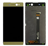 Дисплей (екран) для Sony F3211 Xperia XA Ultra/F3212/F3213/F3215/F3216 + тачскрін, золотистий, Lime Gold