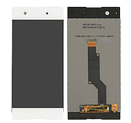 Дисплей (екран) для Sony G3112 Xperia XA1 Dual/G3116/G3121/G3123/G3125 + тачскрін, білий