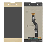 Дисплей (екран) для Sony G3112 Xperia XA1 Dual/G3116/G3121/G3123/G3125 + тачскрін, золотистий