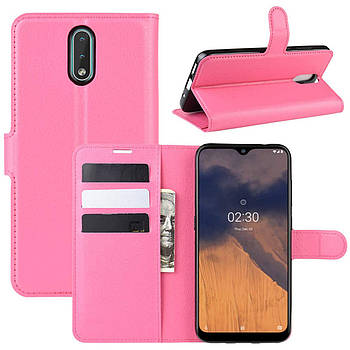 Чохол-книжка Litchie Wallet для Nokia 2.3 Rose