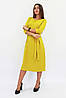 Плаття Tirend, гірчичне, фото 3