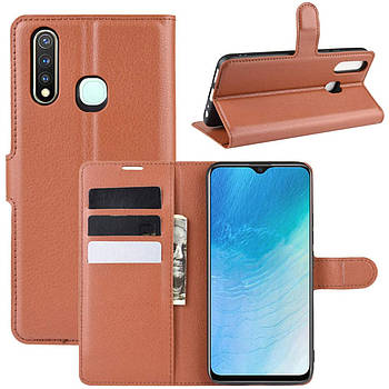 Чохол-книжка Litchie Wallet для Vivo U3 / Y5S / Y19 Brown