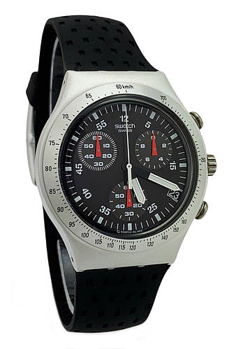 Chronograph Swatch Yrs402g Stainless Steel Watchband For Swatch