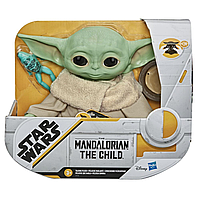 Малыш Йода со звуком Звездные Войны Мандалорец Star Wars Mandalorian The Child Talking Plush Hasbro F1115