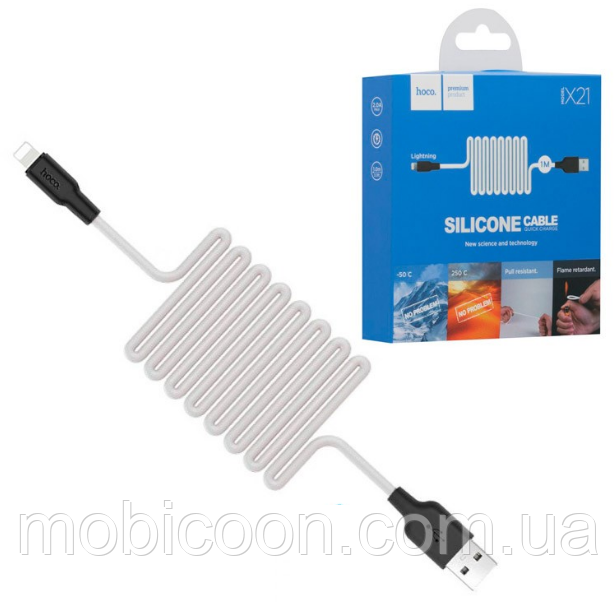 Заряджання USB-кабель для Xiaomi Redmi 7 Hoco X21 USB micro usb, фото 1