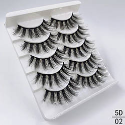 Накладні вії 5D — 02 5пар