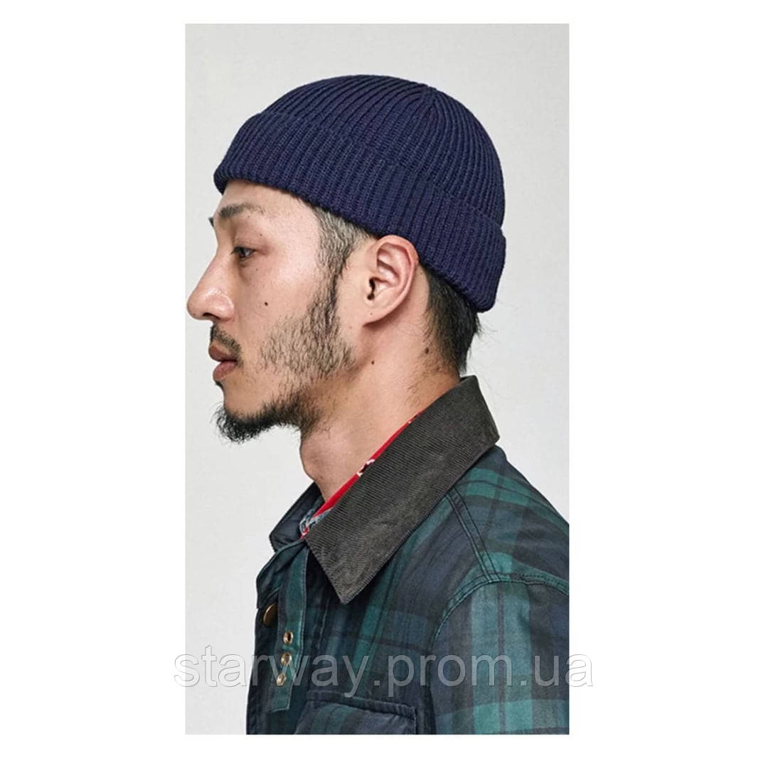 Стильна коротка шапка докер | біні
