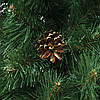 Ялинки елітні з шишками 2 м зелені класичні, Святкова красива новорічна ялинка ПВХ, фото 3