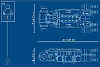 LEGO Star Wars Транспортний корабель Опору ITS, Resistance ITS Transport 932 деталі (75293), фото 10