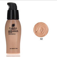 Тональный крем матирующий Parisa Cosmetics SPF 10 F-06 № 02 Натурально-бежевый