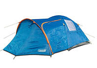 Палатка туристическая четырехместная Coleman 1009 размеры 380х220х150 см 2 окна