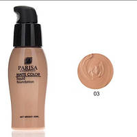 Тональный крем матирующий Parisa Cosmetics SPF 10 F-06 № 03 Кремово-бежевый