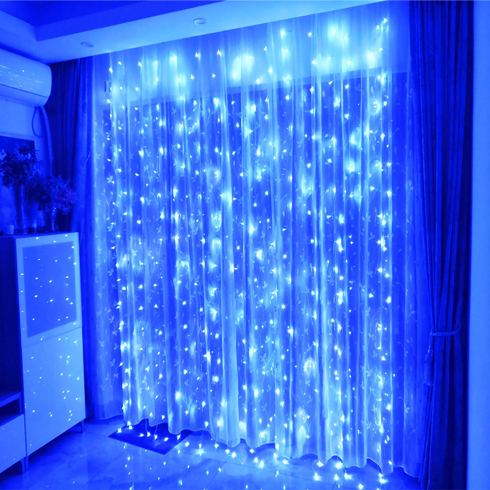 Гірлянда штора RD-089 144 LED 2х2 м Синя