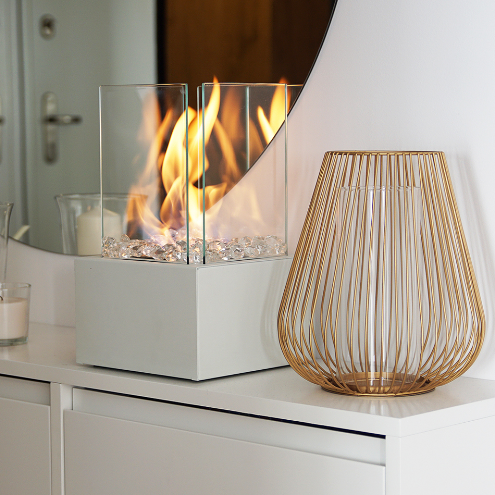 Біокамін Kratki TANGO 1 білий з сертифікатом TUV, фото 1