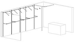 Торговий зал магазину одягу
