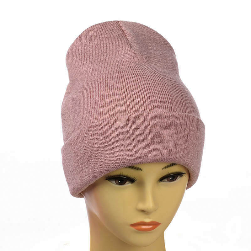 Шапка-лопата "New" без декора темна пудра