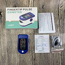 Пульсоксиметр Fingertip Pulse Oximeter LK87, фото 5