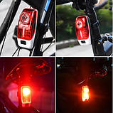 Задній велосипедний ліхтар XH-207 з лінзою, фото 2