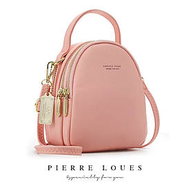 Жіноча модна сумка - рюкзак 2 в 1 рожева Forever Young