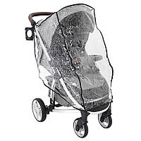 Дощовик для прогулянкової коляски велосипеда ПВХ розмір S M L універсальний прозорий