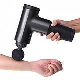 Портативний ручний масажер для тіла Fascial Gun KH-32, фото 3