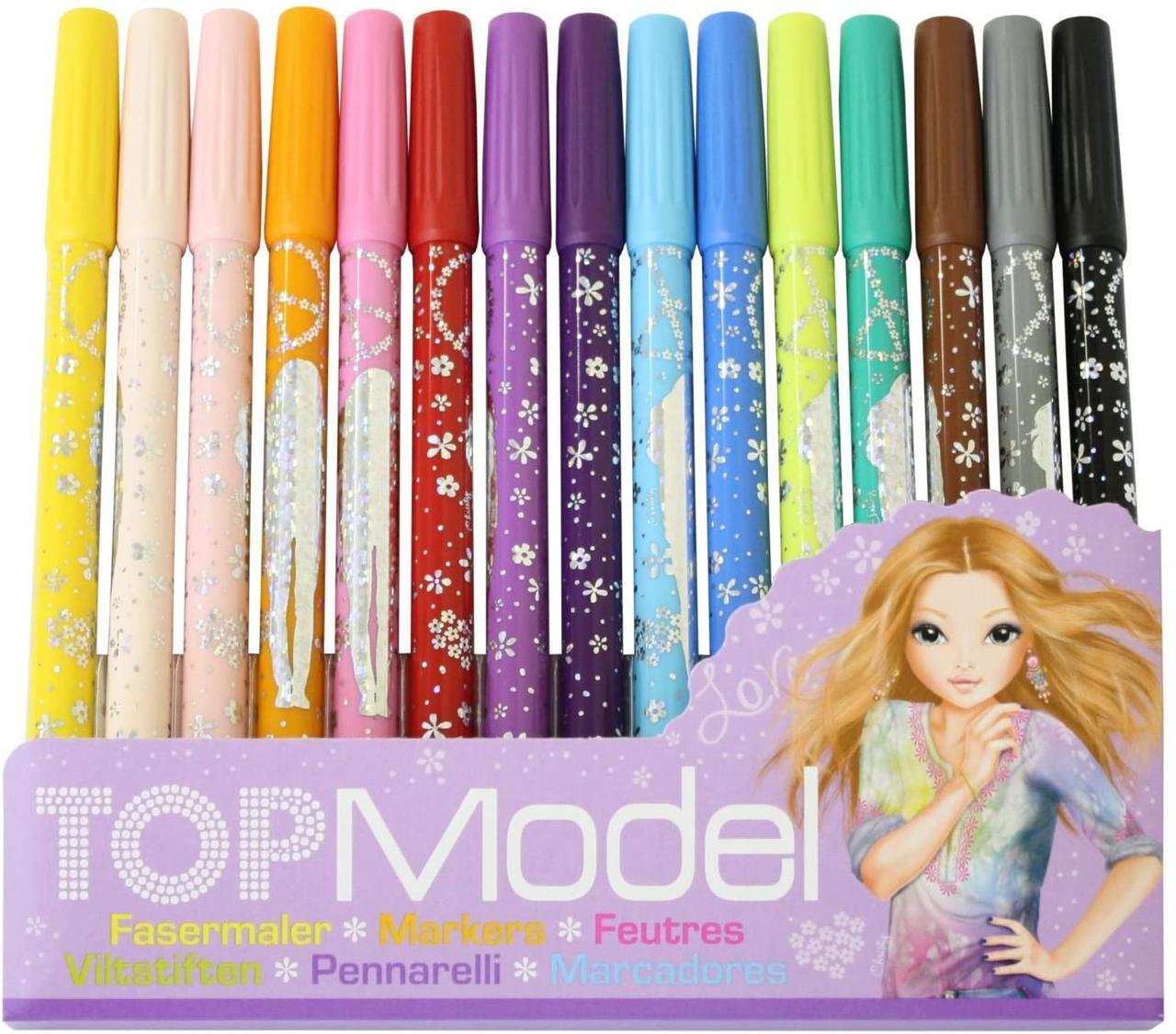 TOP Model Набір фломастерів 15 шт (Топ Модел фломастеры 7942 )