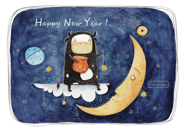 Листівка "Happy new year 2021"