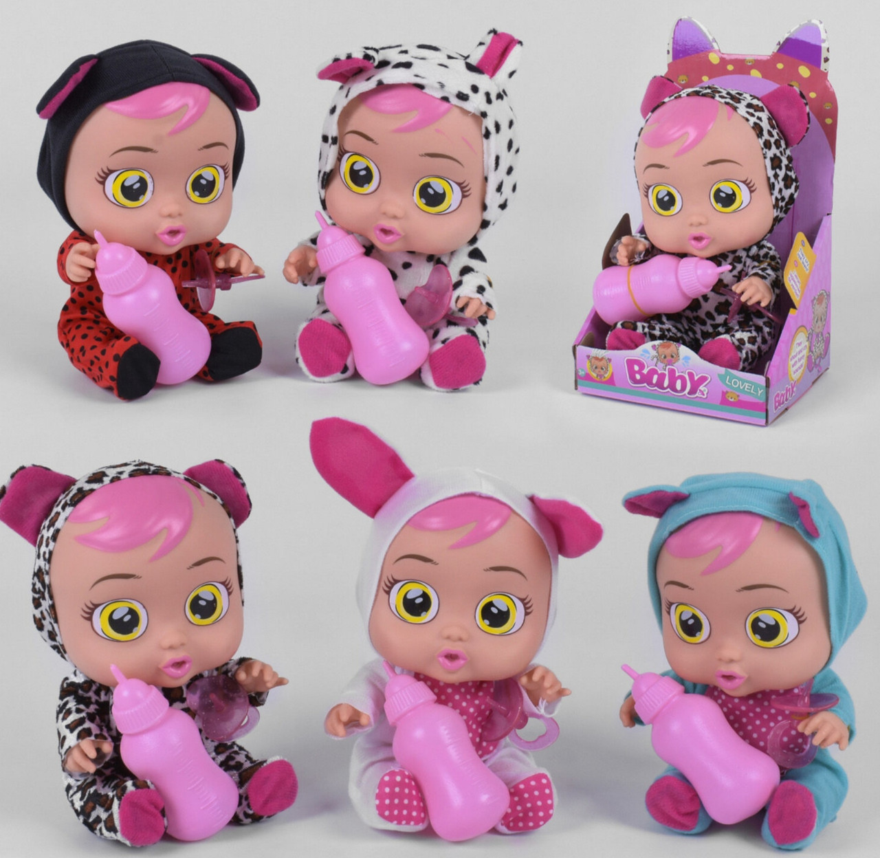 Cry babies велика 30 див. Лялька плакса Край Бебі Пупс Cry baby