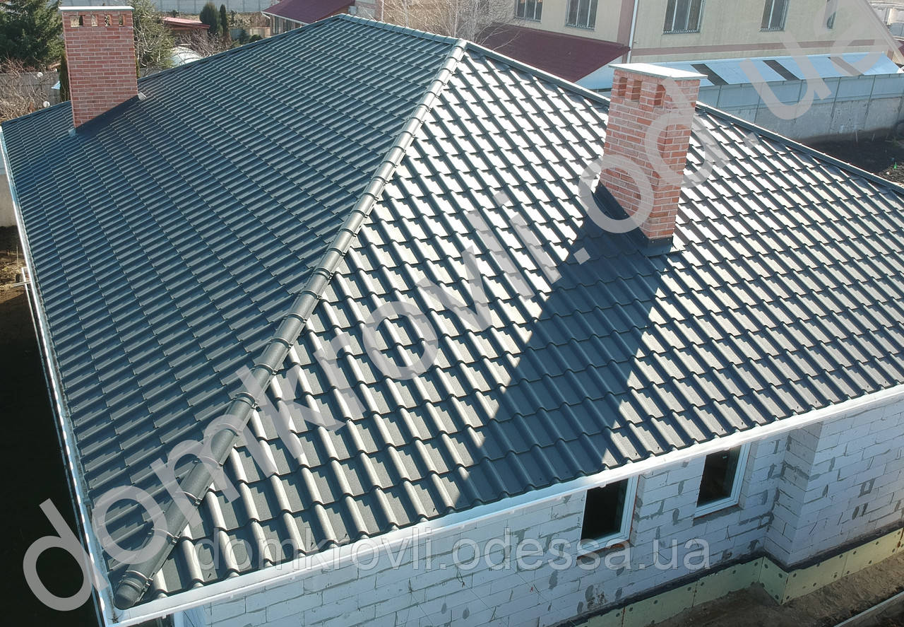 Металочерепиця Афіна Ретро Індія 0.45 глянець 80 г/цинку гарантія 5 років