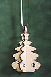 Іграшка новорічна тривимірна ялинка, фото 4