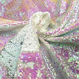 Паєтки Двосторонні Перламутр Білий