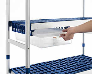 Підвісна система для стелажа 46х39.5х7см з поліпропілену Araven