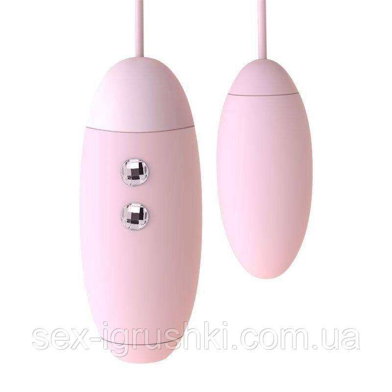 Вакуумний стимулятор з віброяйцем 2-в-1 KISTOY Miss VV Pink SO3761