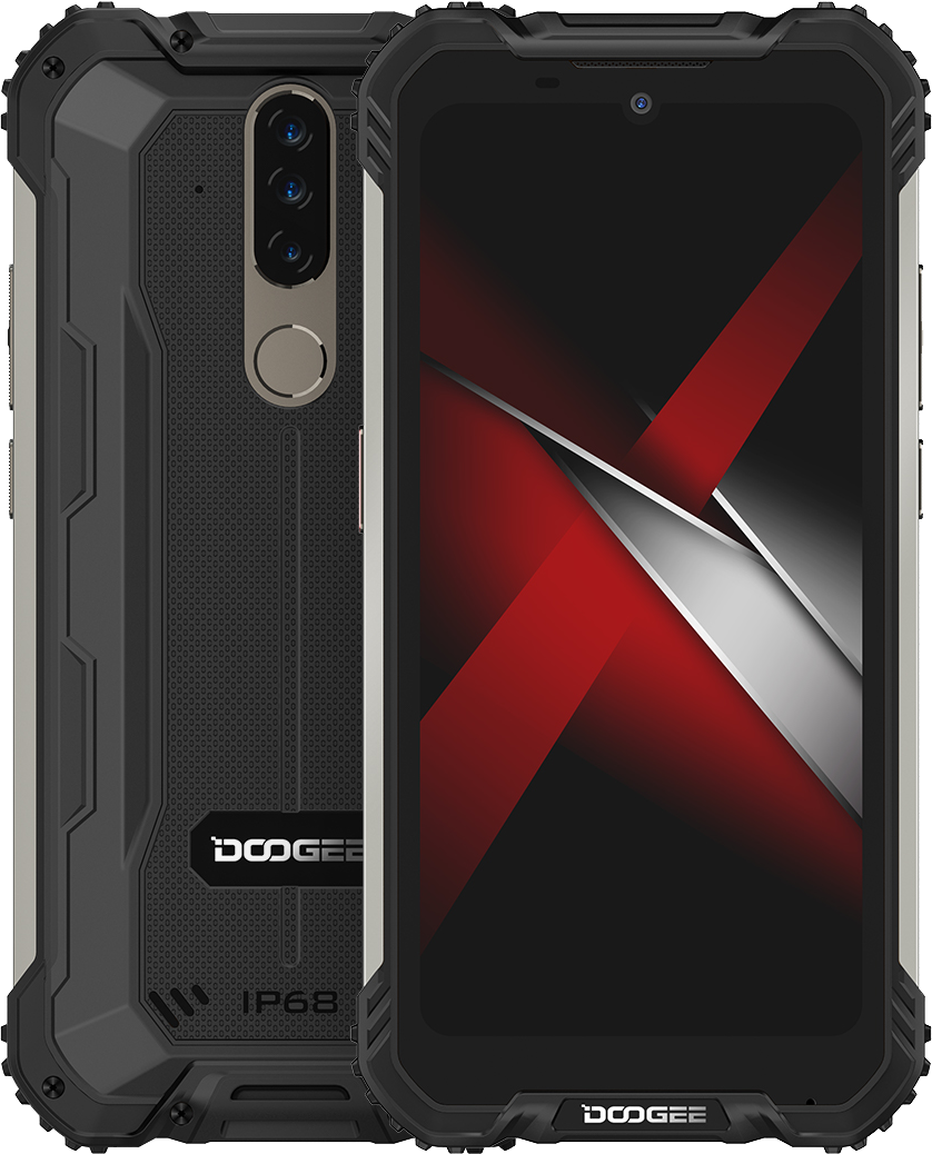 Doogee S58 Pro 6/64GB Black, NFC, 5180 mAh, Android 10, 16 Mpx, IP68, 8 ядер, Дисплей 5.7"