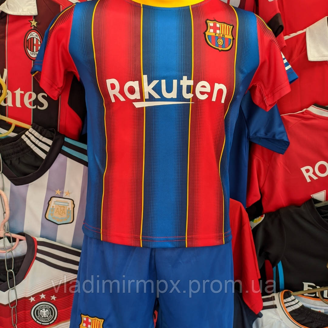Дитяча футбольна форма Мессі Барселона 2020 - 2021 - фото 4 - id-p1290455248
