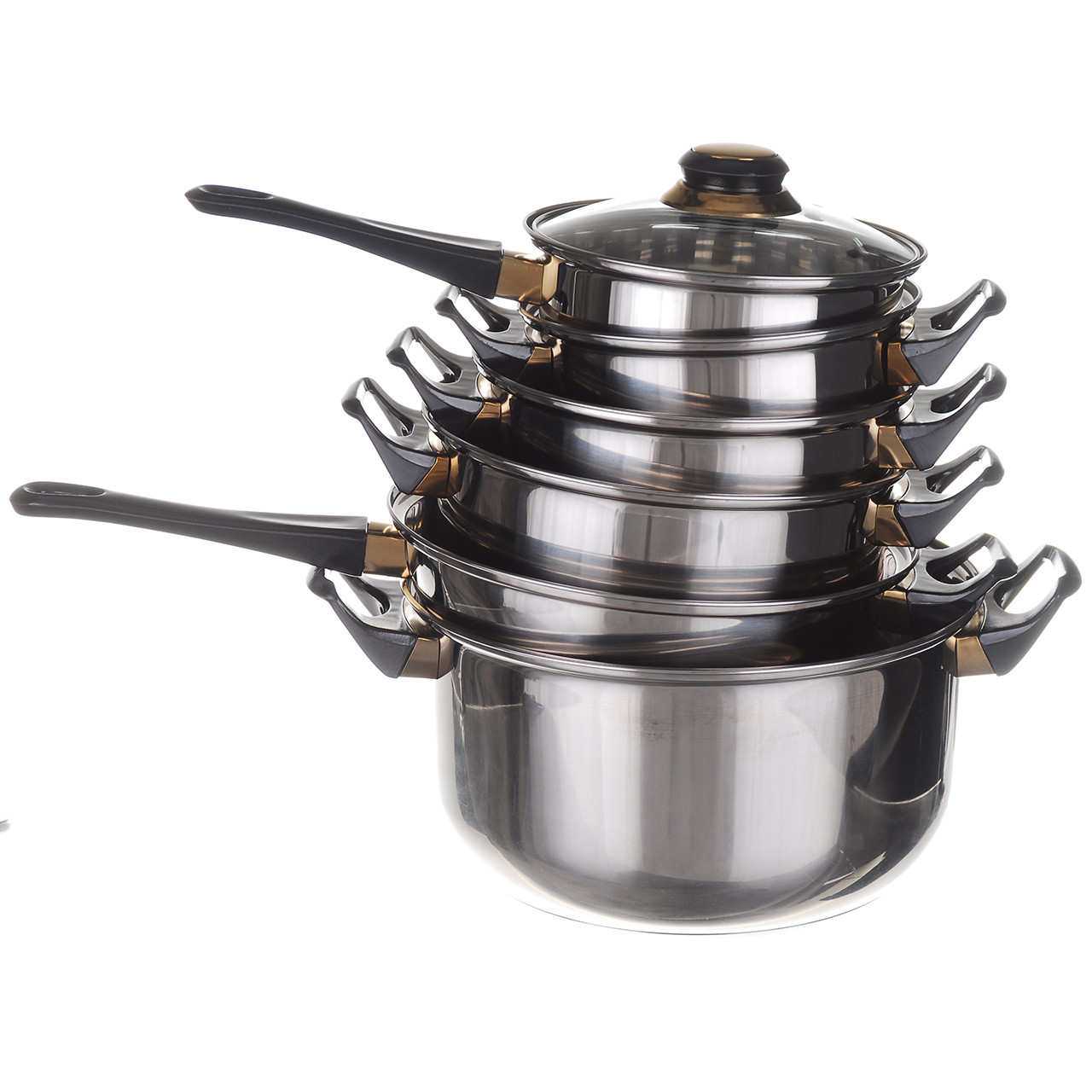 Набір каструль A-PLUS 12 предметів (9036)