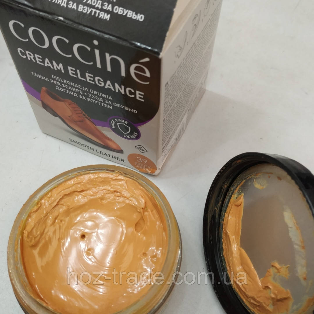 Крем для взуття світло-коричневий Coccine