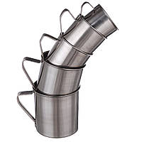 Набір кухлів із неіржавкої сталі A-PLUS 5 шт (0501)