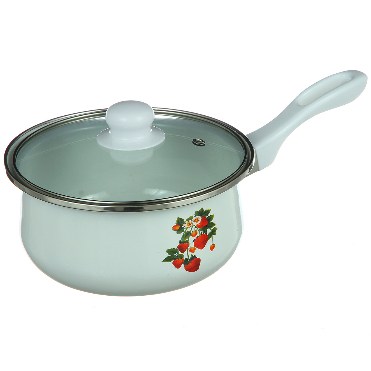 Ківші кухонні A-PLUS набір 3 шт 0.8 л, 1.2 л, 1.7 л (0966) Емалевовані