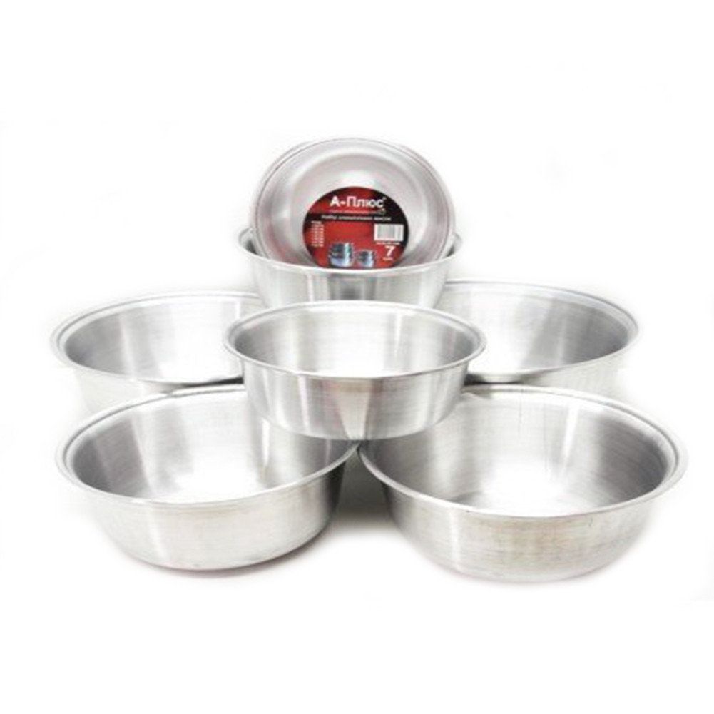 Набір мисок A-PLUS 7 шт (1483) Алюміній