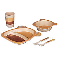 Набір дитячого посуду A-PLUS ECCO 5 предметів (BF-559) Бамбук