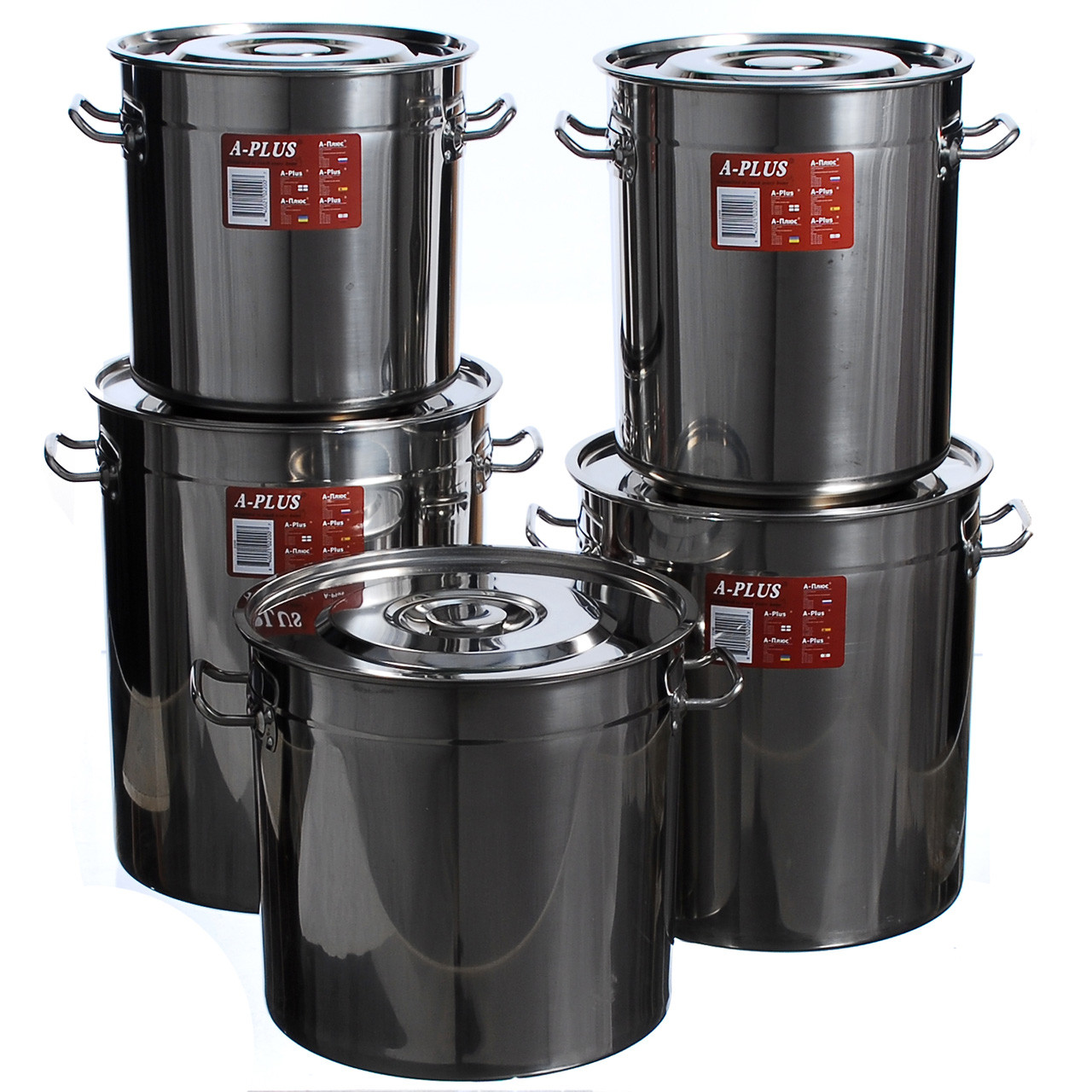 Набір великих каструль A-PLUS 5 шт (2200)