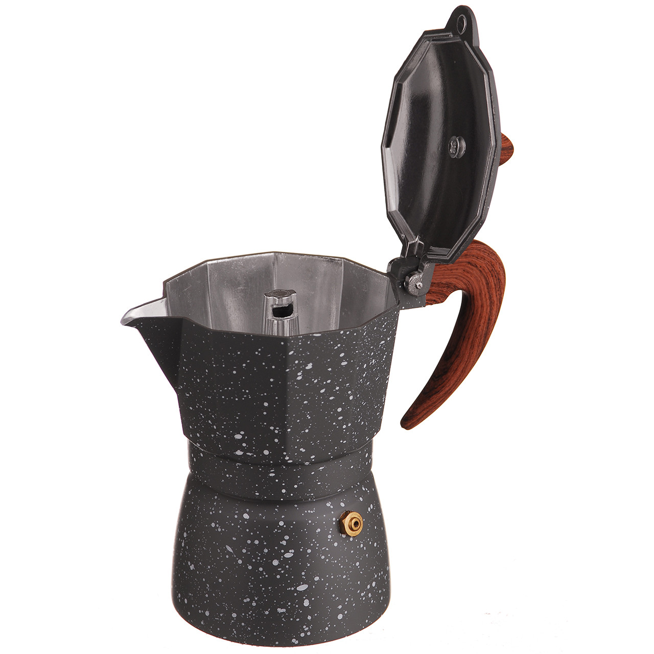 Гейзерна кавоварка A-PLUS на 3 чашки (2084) Мармурова