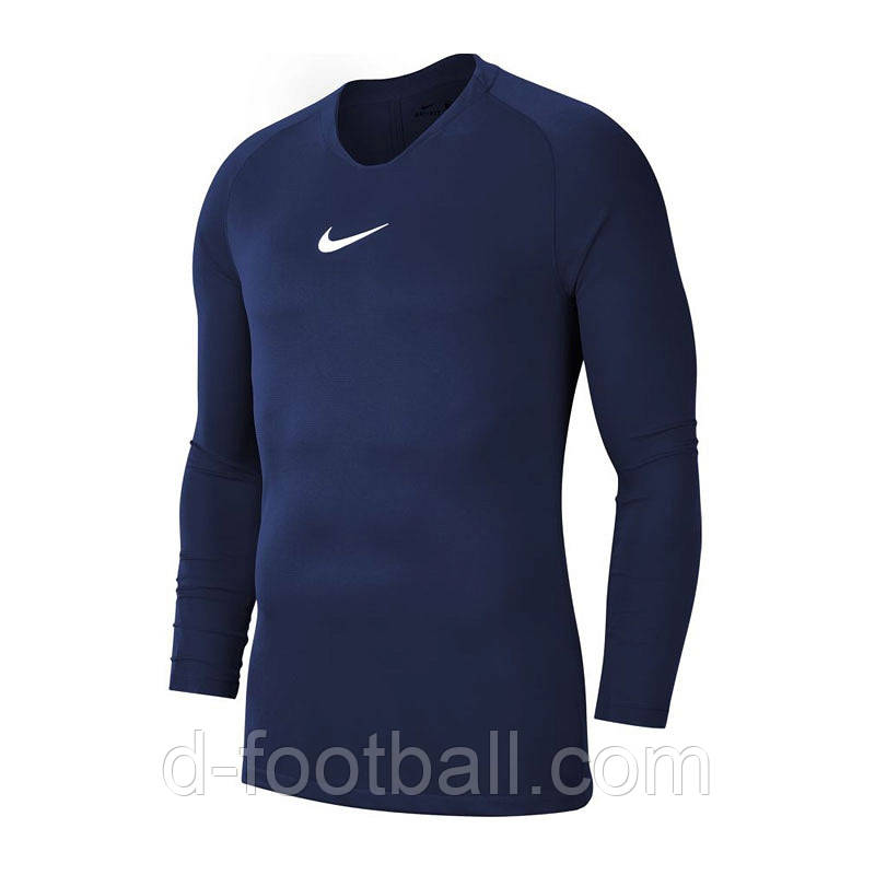 Дитяча компресійна термофутболка Nike Dry Park First Layer LS AV2611-410, Синій, Розмір (EU) — 152 cm, фото 1