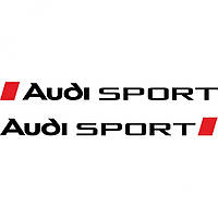 Набір вінілових наклейок на автомобіль - Audi Sport v5 (2 шт.)